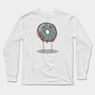 Cute Character - Sad Donuts Long Sleeve T-Shirt